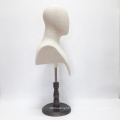 DL773 Fashion head mannequin for male,fabric neck mannequin with egg head for Hats display